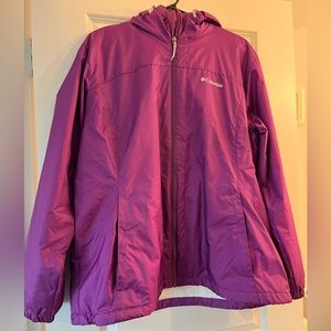Women’s Columbia Raincoat Size:1x